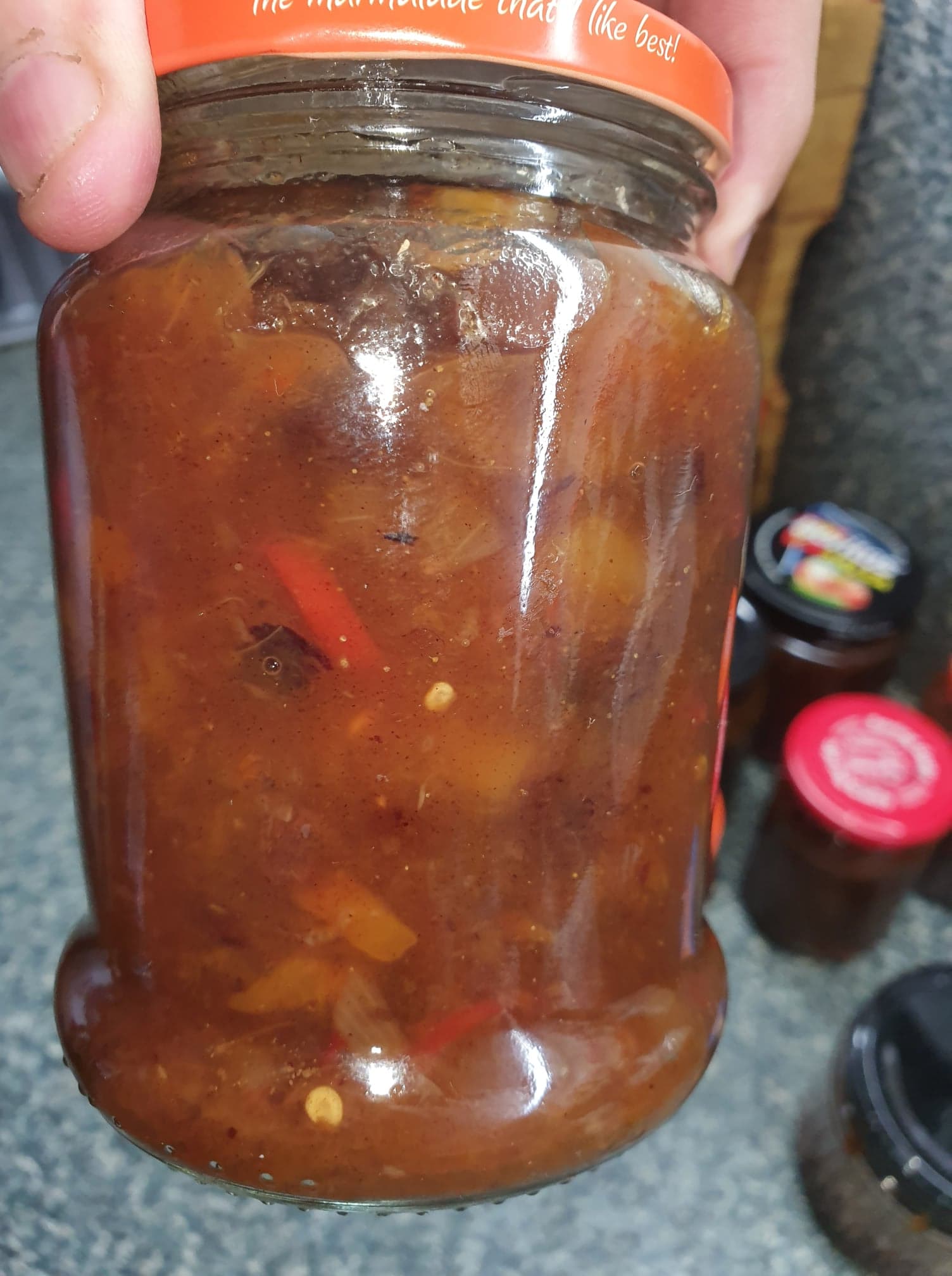 Fresh mango chutney